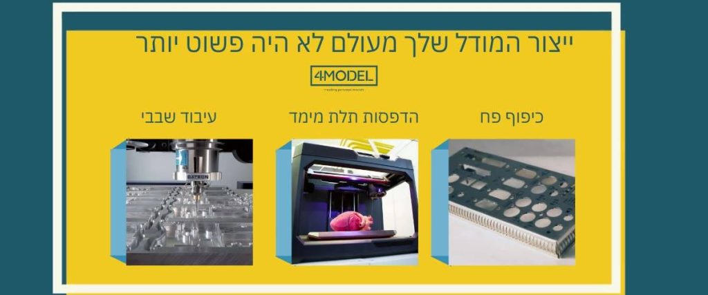 4MODEL - ייצור מודלים הנדסיים